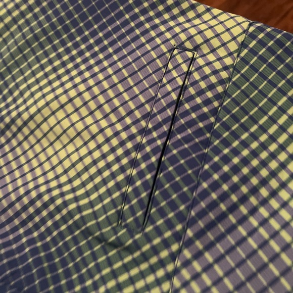 Nike Dri Fit Golf Skort Skirt Size 12 Kaleidoscope Blue Green Tennis /Pickleball - Picture 11 of 12